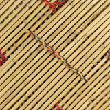 Festnight Table Basse en Bambou avec Détails Chindi Multicolore 60 x 60 x 45 cm