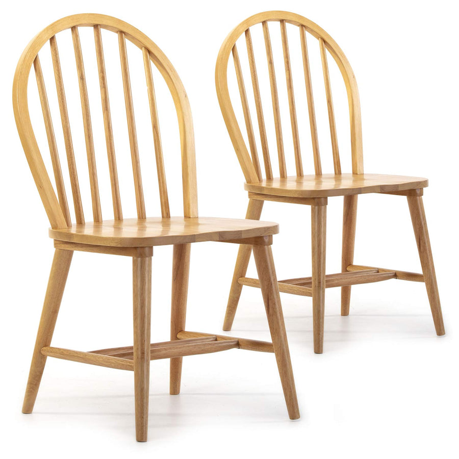 VS Venta-stock Pack 2 chaises Clarck Couleur chêne, Bois Massif, 48 cm (Longueur) 48 cm (Profondeur) 92 cm (Hauteur) VS Venta-stock Pack 2 chaises Clarck Couleur chêne, Bois Massif, 48 cm (Longueur) 48 cm (Profondeur) 92 cm (Hauteur)