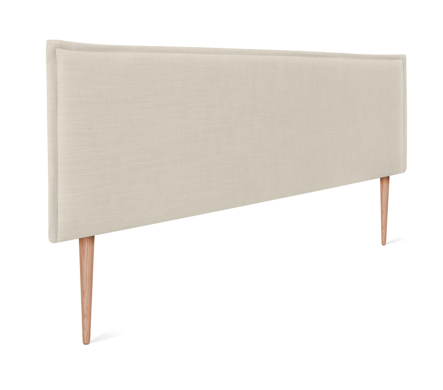 DHOME Tête de lit en Lin Naturel uni avec Bordures Tête de lit rembourrée Chambre à Coucher Moderne Top Trending (Beig, 160x105cm avec Pieds (Lits 150/160)) DHOME Tête de lit en Lin Naturel uni avec Bordures Tête de lit rembourrée Chambre à Coucher Moderne Top Trending (Beig, 160x105cm avec Pieds (Lits 150/160))
