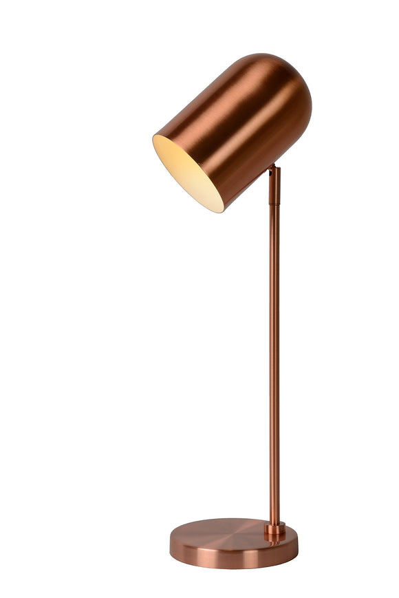 Lucide BLINY - Lampe De Table - Ø 11 cm - Cuivre