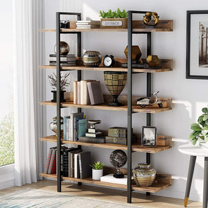 Bibliothèque étagère De Rangement étagère De Cuisine 5 Niveaux Cadre En Acier Stable Pour Bureau Entree Salon Style Industriel Grege Et Noir 12 0002818 Bibliothèque étagère De Rangement étagère De Cuisine 5 Niveaux Cadre En Acier Stable Pour Bureau Entree Salon Style Industriel Grege Et Noir 12 0002818
