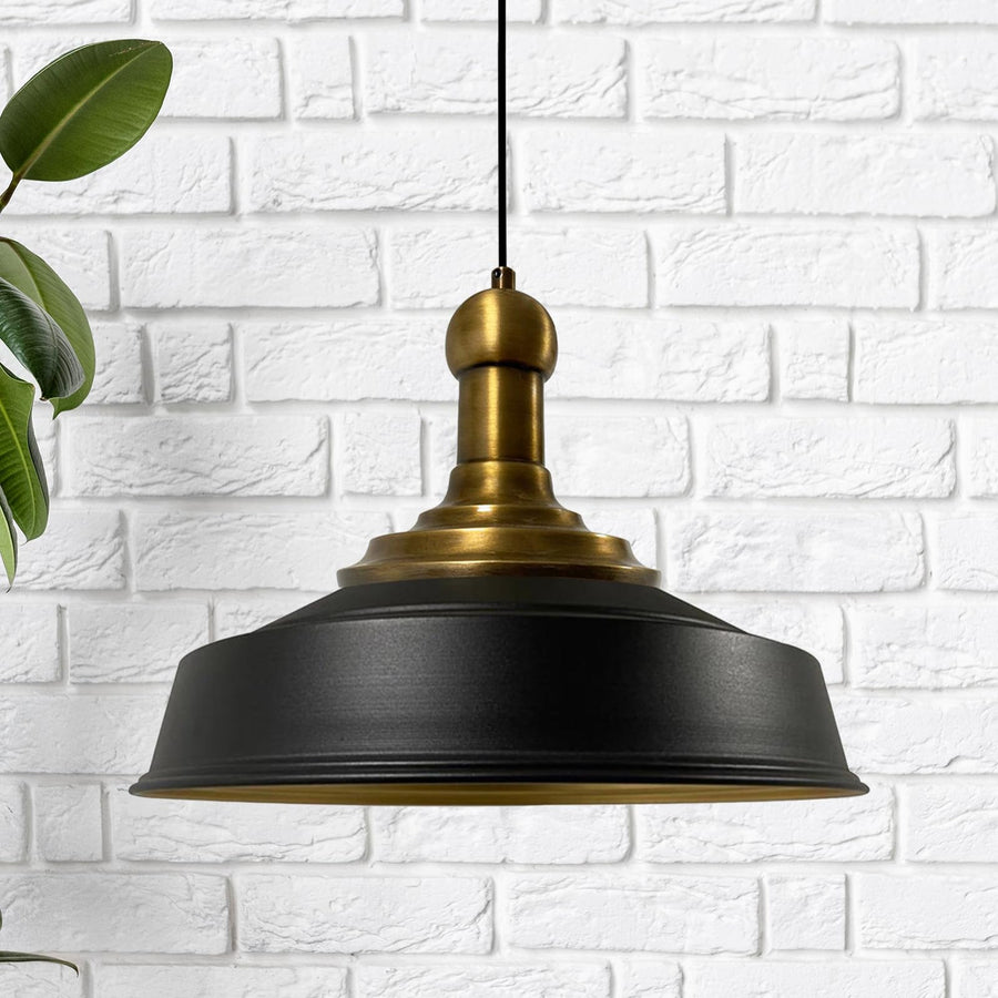bamyum Asletl Long-Knob Suspension Luminaire Industrielle de 41 cm, Suspension Luminaire Vintage en Métal, Lustre Cuisine Vintage, Lampe à Suspendre E27, Salon, Salle à Manger, Lampe à Suspendre Noir bamyum Asletl Long-Knob Suspension Luminaire Industrielle de 41 cm, Suspension Luminaire Vintage en Métal, Lustre Cuisine Vintage, Lampe à Suspendre E27, Salon, Salle à Manger, Lampe à Suspendre Noir