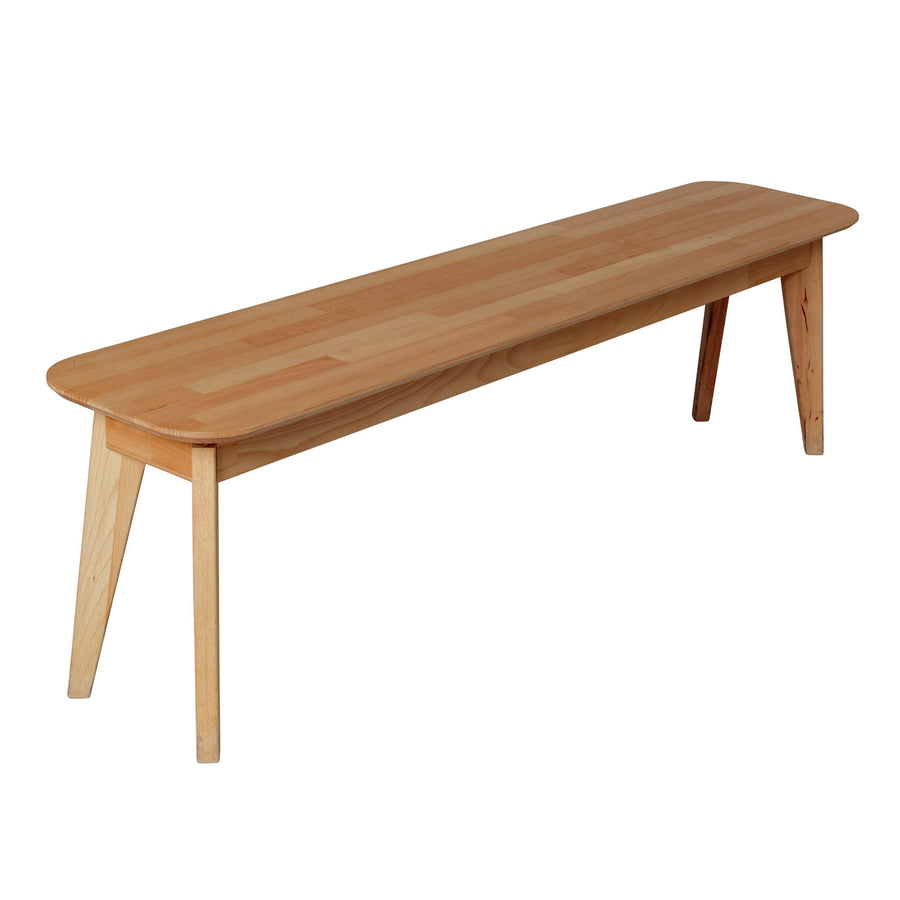 Banc pour table de cuisine en hêtre Paris 160 x 35 x 45 cm en bois massif