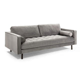 Kave Home - Canapé Debra 2 Places Velours Gris