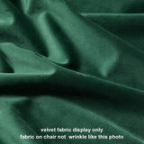Duhome Chaise Salle à Manger Lot de 2 en Tissu Velours Vert sélection de Couleur Design Retro Chaise scandinave avec Pieds en métal 518MJ