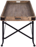Better & Best Table Plateau Rectangulaire, Petite, avec Pieds, en Bois, Noir, 51 x 33 x 62 cm
