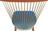K&CO - Lot de 2 chaises Sixties Bleu Électrique