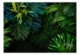 murando Papier peint intissé feuilles tropicales Monstera 350x256 cm Décoration Murale XXL Poster Tableaux Muraux Tapisserie Photo Trompe l'oeil Ornament Nature vert b-C-0224-a-a
