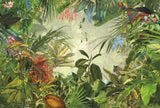Komar xxl4-031 368 x 248 cm"Into the Wild Tropical Rain Forest Scenic" Papier peint - Vert (Lot de 4)
