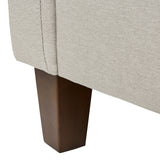 Marque Amazon - Rivet Midtown - canapé moderne à coussins amovibles, 234 cm, Crème