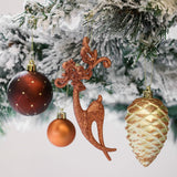 Valery Madelyn 100pcs Boules de Noël Ornements 3-8cm, décoration de Boules de Noël incassables en cuivre et en Plastique doré, Cadeaux de pendentifs de Sapin de Noël (Woodland)