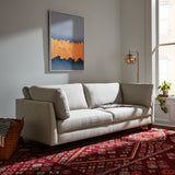 Marque Amazon - Rivet Midtown - canapé moderne à coussins amovibles, 234 cm, Crème